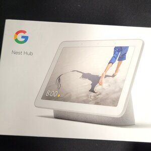 Google Nest Hub - Chalk BRANAD NEW- Still Sealed Unopened